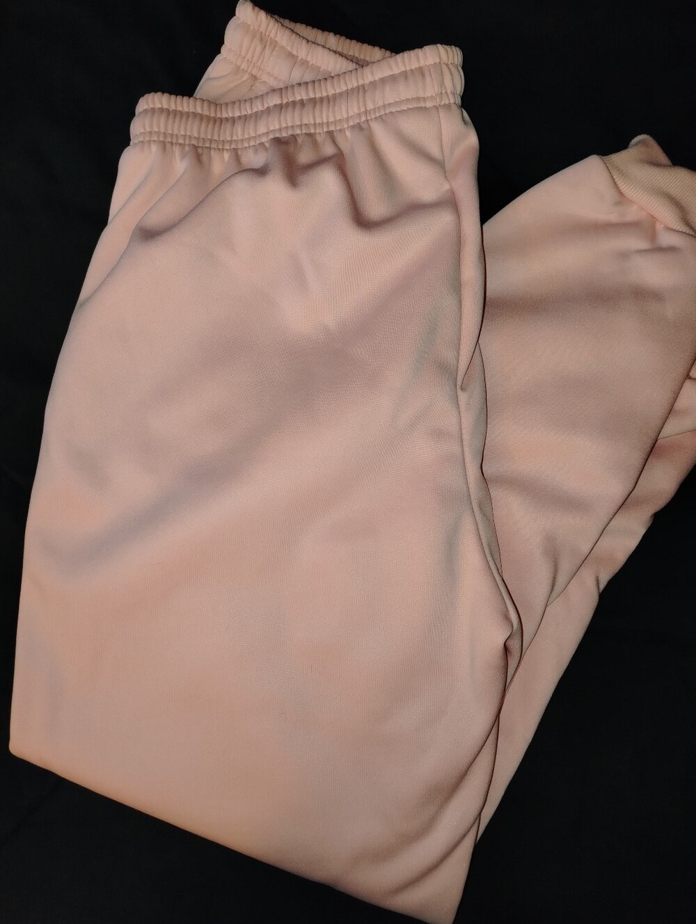 NWOT Light Pink Elastic Waist Joggers Fleece lined XXL